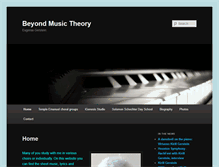 Tablet Screenshot of beyondmusictheory.com
